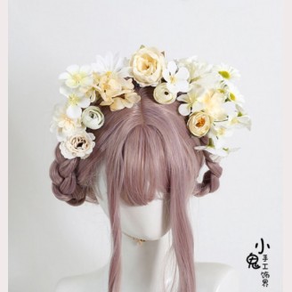 Forest Flowers Lolita Style Hair Clips Set (LG106)